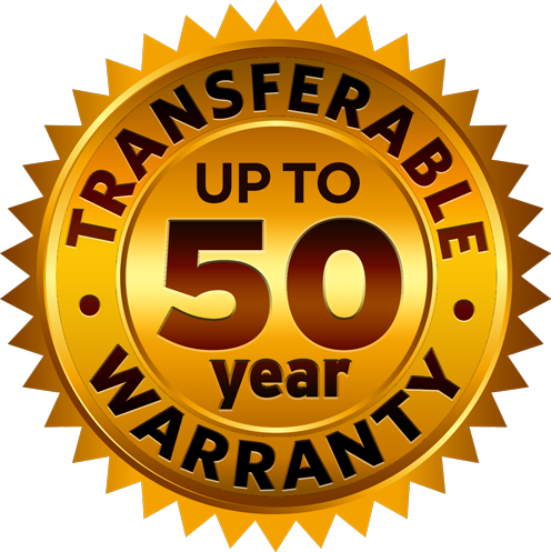 Warranty up to 50-years